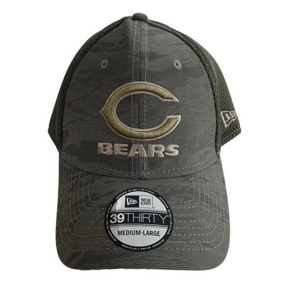 NWT New Era Camo Chicago Bears Neo Flex Hat M/L - Picture 1 of 4